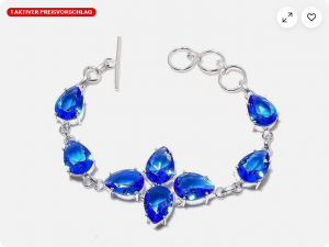 Blauer Tansanit Armband Newjewelrystore/ebay