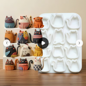 Gießform Katzen Jian Huan Cake/Temu
